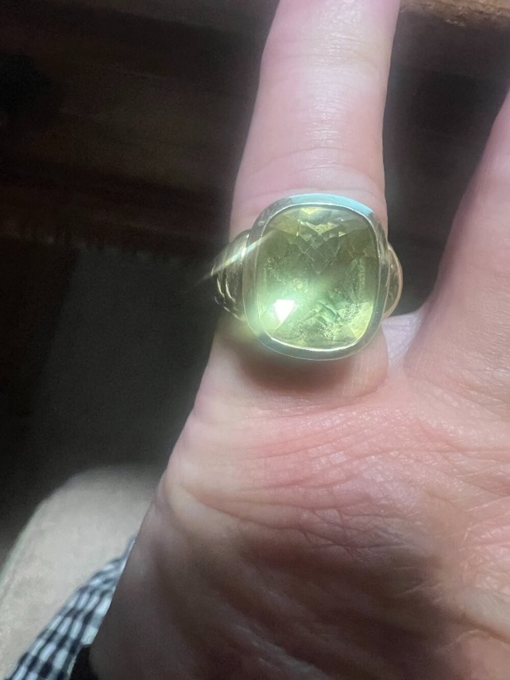David Yurman citrine ring
